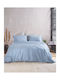 Rythmos Sheet Sets Single 160x260cm. Diva Blue 3pcs