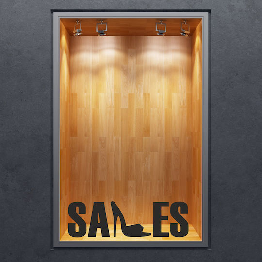 Стикер за Отстъпки Sales Обувки 120x35см