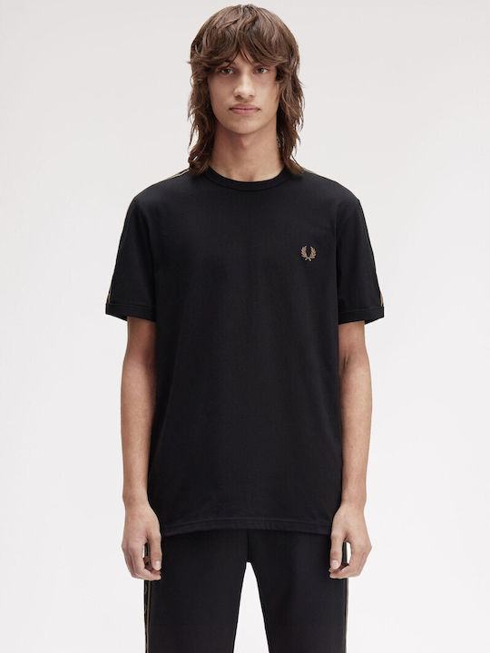 Fred Perry Ringer T-shirt Black/shadedston