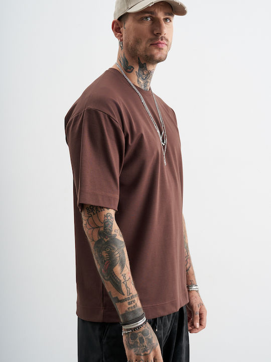 Stefan Fashion T-Shirt Braun
