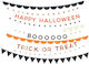 Decorative Paper Halloween Garlands Set 10 Pieces