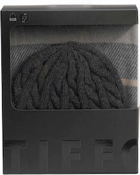 Tiffosi Beanie Unisex Σκούφος Πλεκτός σε Γκρι χρώμα