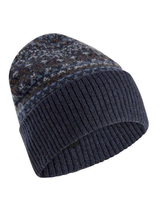 Beanie Beanie Knitted in Navy Blue color