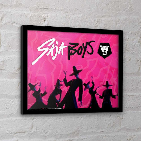 K-pop Demon Hunters Saja Boys Idol Αφίσα Κάδρο 31x41cm