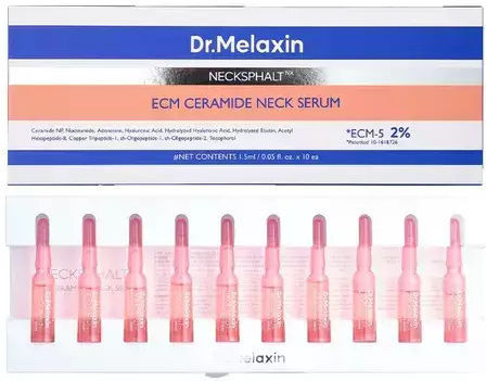 Dr. Melaxin Necksphalt Neck Barrier Ampoule Face Serum 10x1.5ml