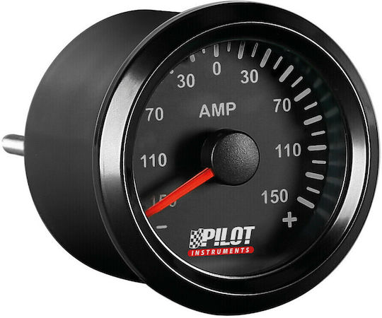 Ammeter Analog Black White Light Black Analogue Series 9-32v 52mm Lampa L1013.4