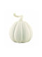 Jk Home Décor Kürbis Keramik Weiß Matt 15x17cm