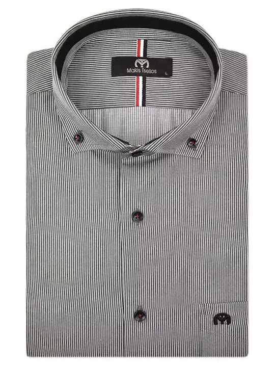 Makis Tselios Fashion Long-sleeved Shirt Black