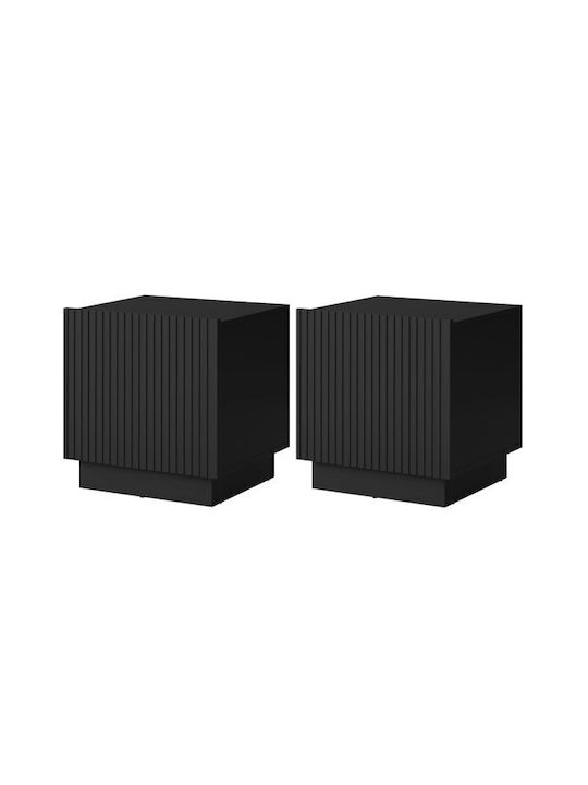 Комод Дървен Черен 45x42x47см