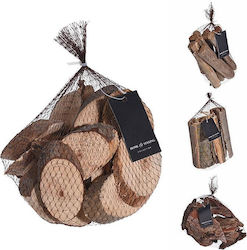 Holzhandwerksdekoration 4er Set Holzstäbchen Netz 300g X X