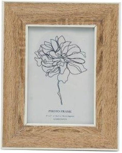 Arte Regal Rama Foto Din Lemn Natural Alb Cu Dungi 20x25cm Arte Regal Rama Foto Din Lemn Natural Alb Cu Dungi 20x25cm