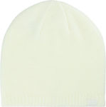 4F Beanie Ανδρικός Σκούφος Πλεκτός σε Λευκό χρώμα