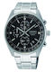 Seiko Conceptual Series Men's Watch 41.5mm Chronograph Battery with Silver Metal Bracelet