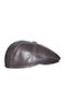 Ageridis Leather Herren-Schiebermütze Braun