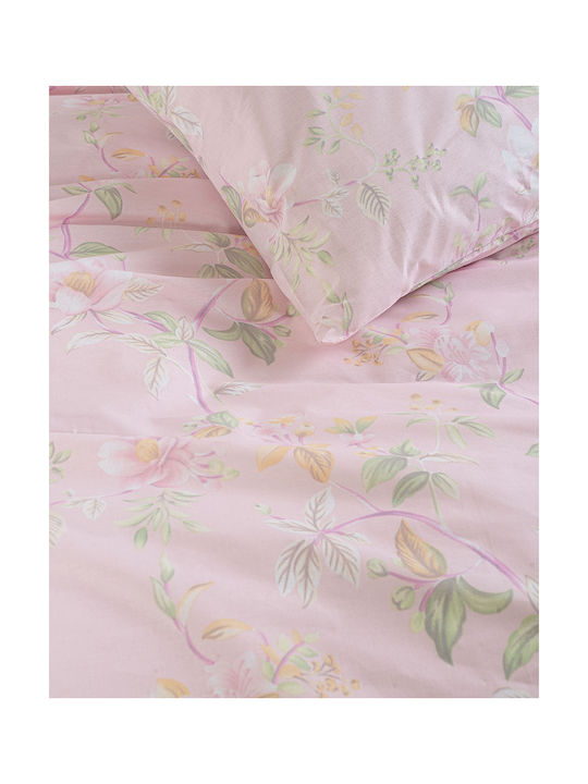 Rythmos Benetita Pillowcase Set with Envelope Cover Pink 50x70cm.