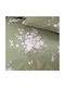 Rythmos Linie Pillowcase Set with Envelope Cover Green 50x70cm.