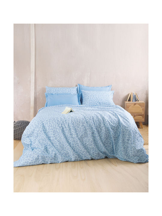 Rythmos Nala Set Față de Pernă cu plic de acoperire Albastru 50x70cm.