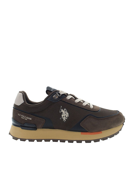 U.S. Polo Assn. Ανδρικά Sneakers Dark Brown