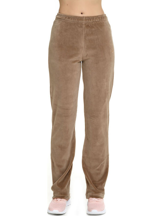 Σετ Φόρμας Fleece Camel