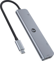 VCom 7-in-1 USB-C Docking Station με HDMI 4K PD VCom 7-in-1 USB-C Docking Station με HDMI 4K PD