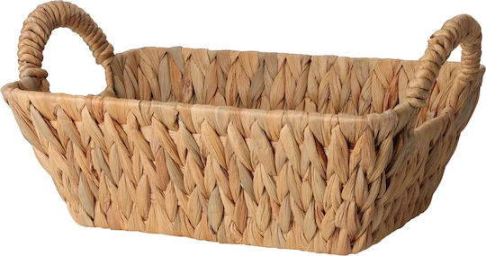 JK Home Decoration Decorative Basket Wicker with Handles 30x20x11cm