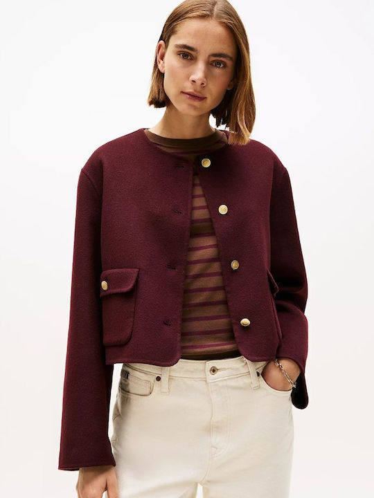 Women's Cardigan Burgundy