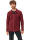 Men's Fleece Cardigan Carmine