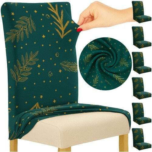 Ruhhy Chair Covers 6 Pieces Light Green 26637 18422-0 Ruhhy Chair Covers 6 Pieces Light Green 26637 18422-0