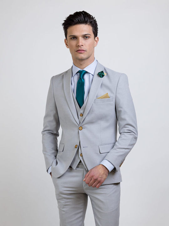 Men's Suit Slim Fit Grey