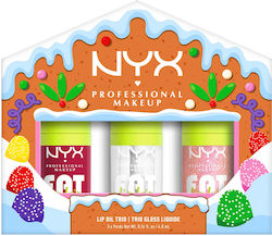 Nyx Professional Makeup Set Gingerbaddie Land Fat Oil Lip Drip Trio 3x4 8ml Nyx Professional Makeup Set Gingerbaddie Land Fat Oil Lip Drip Trio 3x4 8ml