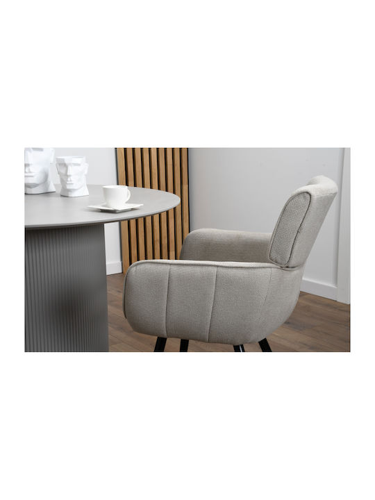 Verba Dining Room Fabric Chair Beige