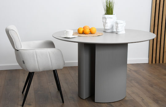 Verba Dining Room Fabric Chair Ecru
