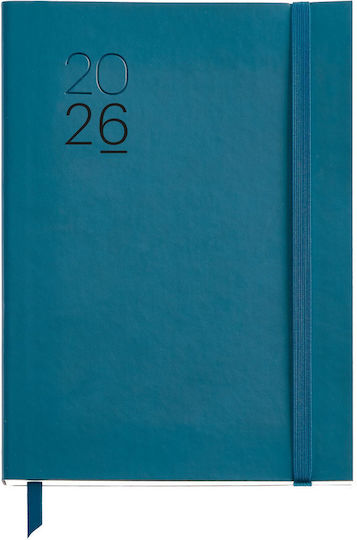 Agenda Miquelrius 2026 Giorno Per Pagina – Formato A5+ (155x213 Mm), Copertina Similpelle, Carta 80 G/m² (Rosa)