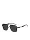 Boss Men's Sunglasses with Black Metal Frame and Black Lens HG 1384/S 003/IR
