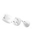 Belkin 3-port Usb C Charger 70w Gan Charger Including Plugs Usa Uk Eu 2 Usb-c Ports 1 Usb-a Port Fast Charger Macbook Iphone Ipad Pro Samsung Galaxy Pixel Etc – White