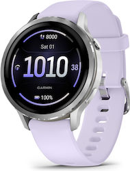 Garmin Venu 4 41mm Silver with Periwinkle Garmin Venu 4 41mm Silver with Periwinkle