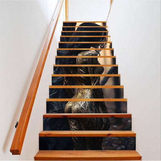 Decorative Sticker Indoor Stairs High-resolution Self-adhesive Print Dimensions 200 X 124 Cm Code Avx-stairs-20