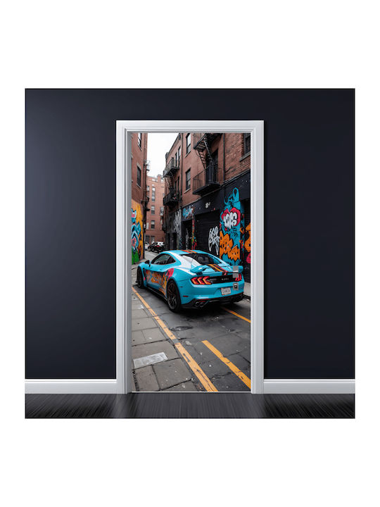 Printed Color Foil Door Decoration Size 200 X 90cm Model Avx-dr02