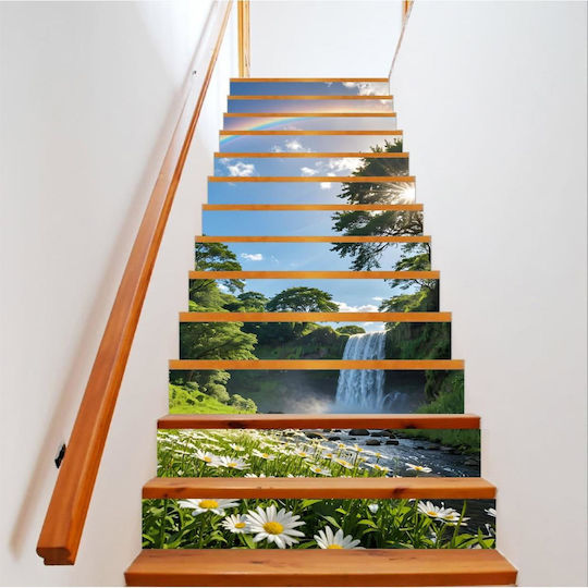 Decorative Sticker Indoor Stairs High-resolution Self-adhesive Print Dimensions 200 X 124 Cm Code Avx-stairs-18