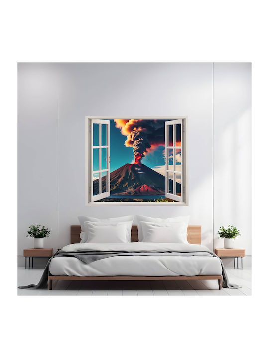 Decor de Perete din Foaie Colorată Imprimată Dimensiune 125 X 110cm Model Priveliște către Paradis 11