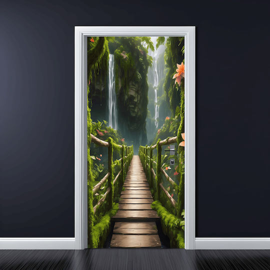 Decor Ușă din Foliă Colorată Imprimată Dimensiune 200 X 90cm Model Avx-dr24