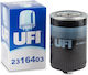 Ufi Filter Ölfilter 23.164.03 Ersatz Ölfilter Kompatibilität Für Verschiedene Modelle Aro Audi Dacia Ford Sitz Skoda Volvo