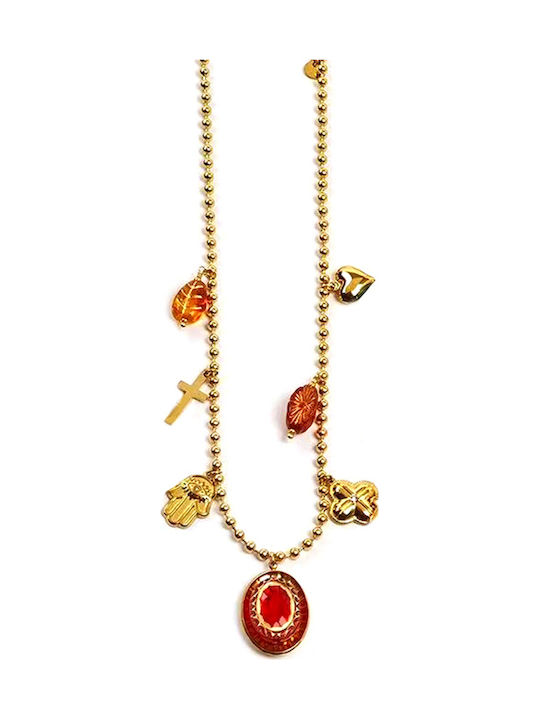Bag to Bag Orange Necklace