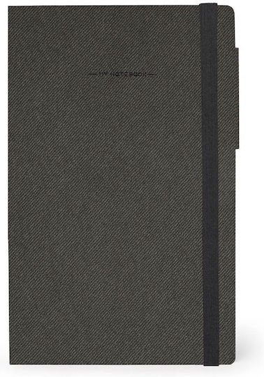 Legami Milano Notizbuch A5 192 Blätter Geregelt Grau