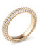 Guess Ring with Stones made of Steel Gold Plated