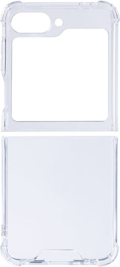 Rixus Silicone Back Cover Transparent for Galaxy Z Flip6 Z Flip7 FE