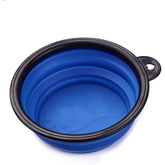 Alista Home Bol din silicon Mâncare pentru Câine & Pisică 12cm în Culoare Albastru