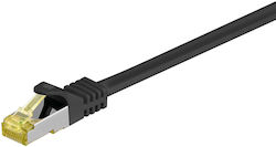 Wentronic U/UTP Cat.7 Netzwerkkabel Ethernet 0,5m Schwarz