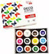 Rosa Fabric Paints Multicolor 12 Pcs 20 Ml