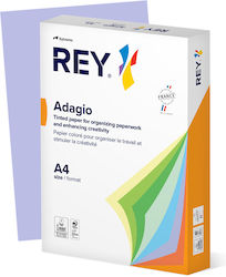 Rey Adagio Papier A4 80gr/m² 500 Blätter Flieder